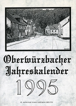 Titelblatt Heimatkalender Oberwürzbach 1995